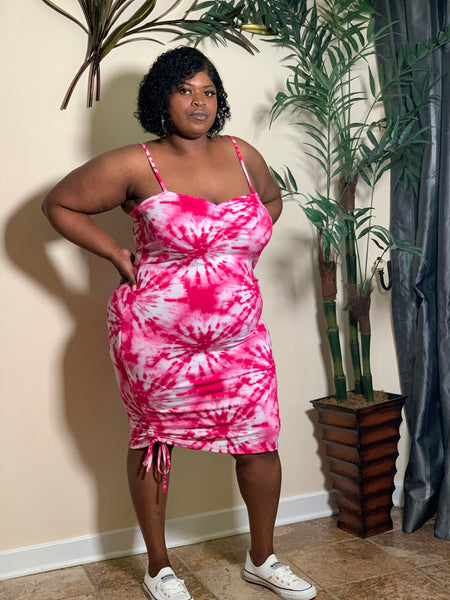 3X Splash Dress Plus